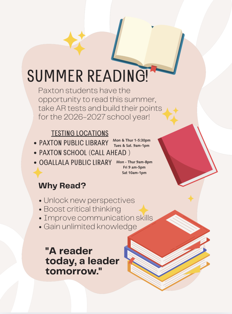 Accelerated reader and library schedule.