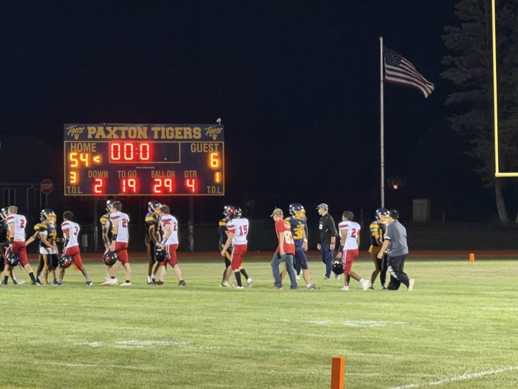 final score 54-6