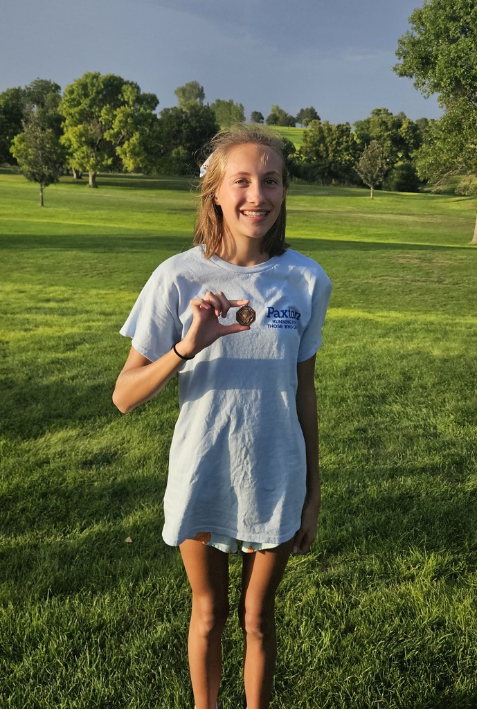 Hadley Gleason with her 4th place medal!
