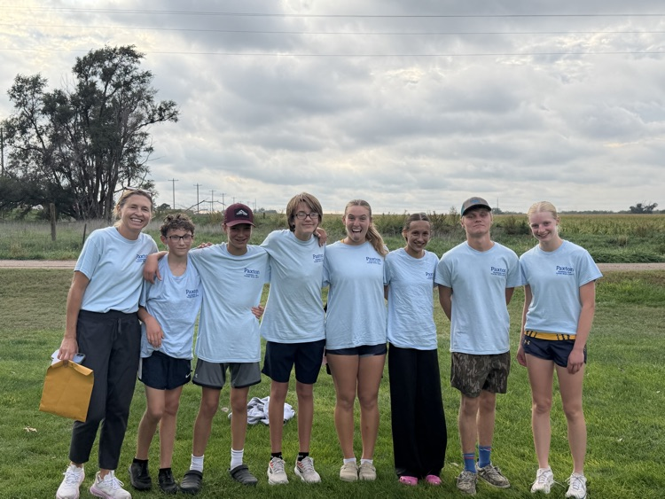 cross country team at Ogallala meet