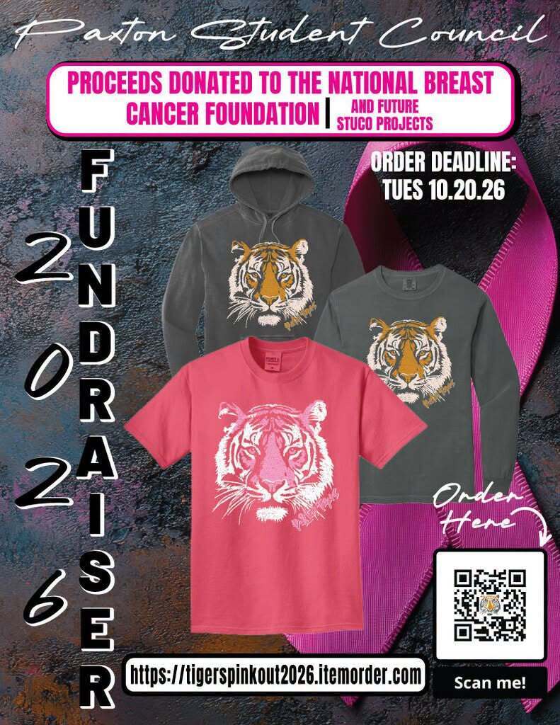 Student Council TShirt Fundraiser Flyer