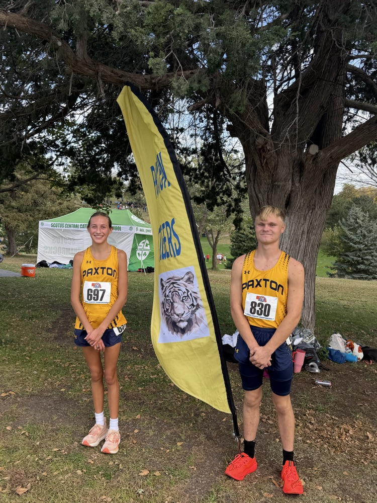 Landon and Hadley at state XC