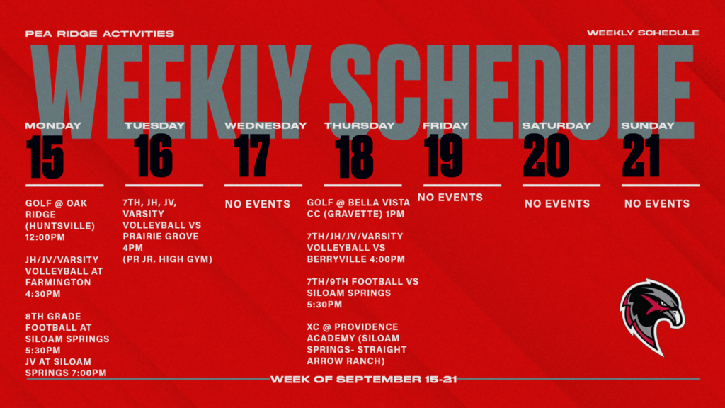 Weekly Schedule