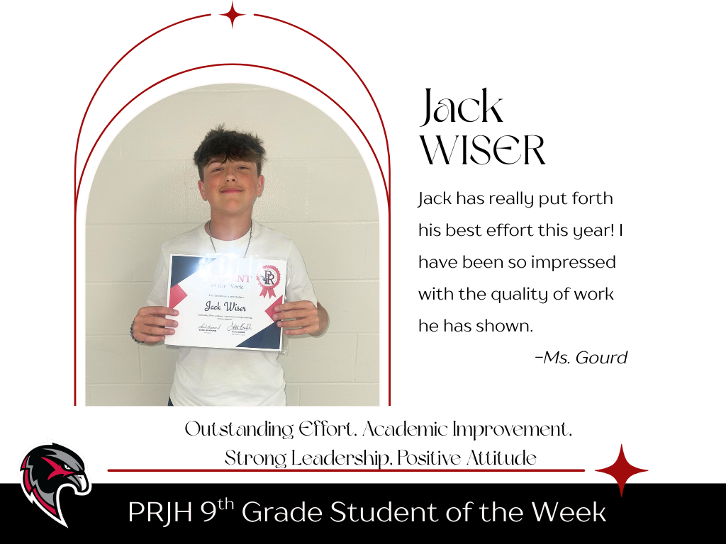 9th Grade Student of the Week