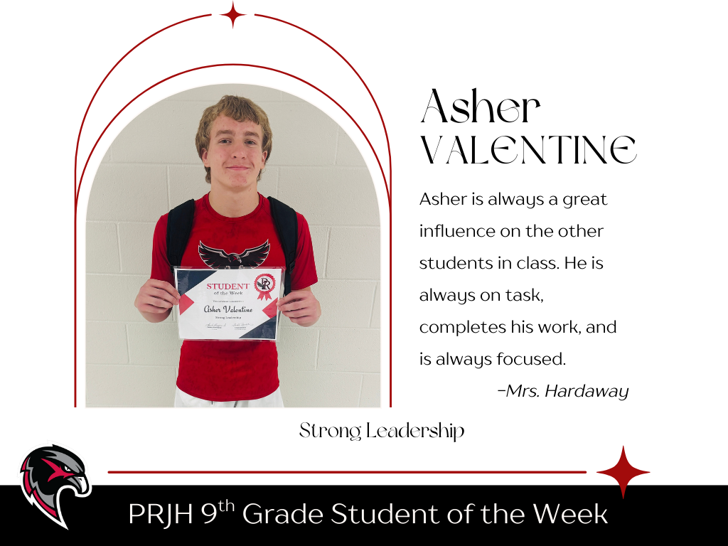 9th Grade Student of the Week