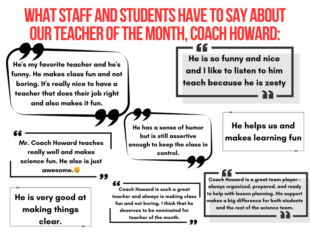 Student and Staff Quotes