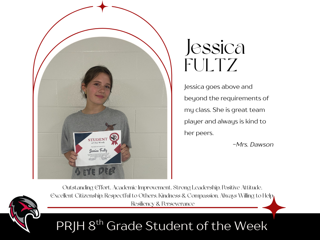 8th Grade Student of the Week