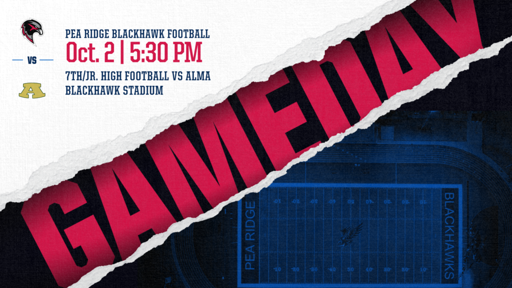 7th/Jr. High Football vs Alma 5:30pm