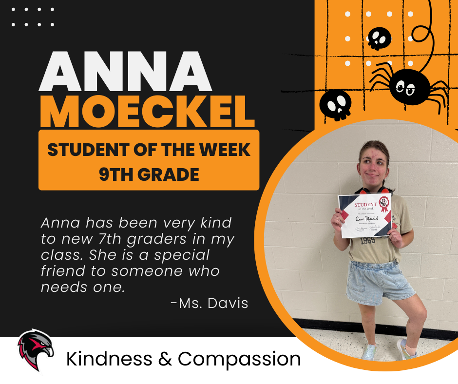 9th Grade Student of the Week