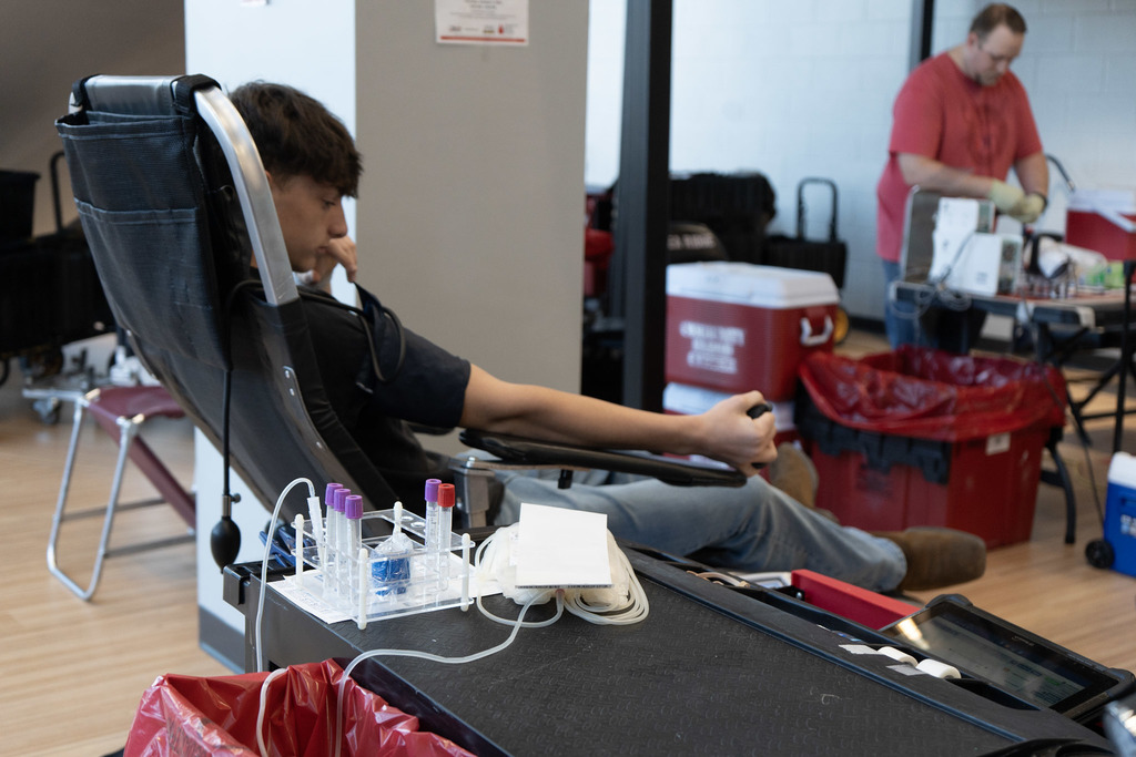 HOSA blood drive