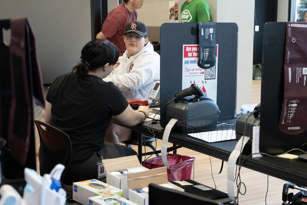 HOSA blood drive