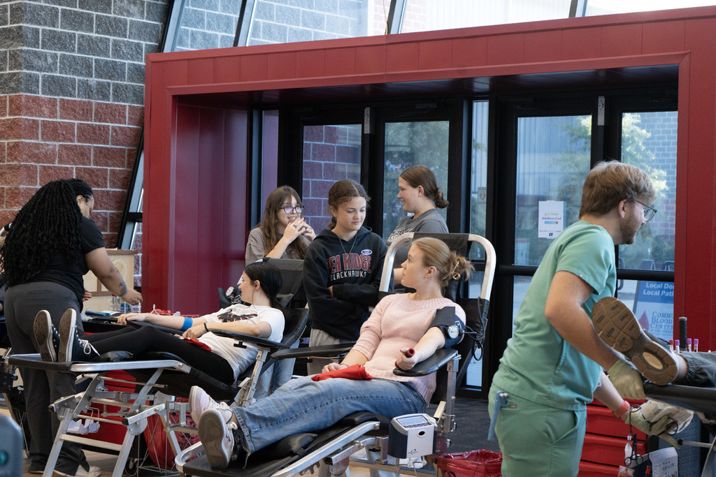 HOSA blood drive