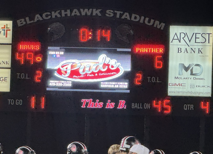 Blackhawks defeat Clarksville 49-6