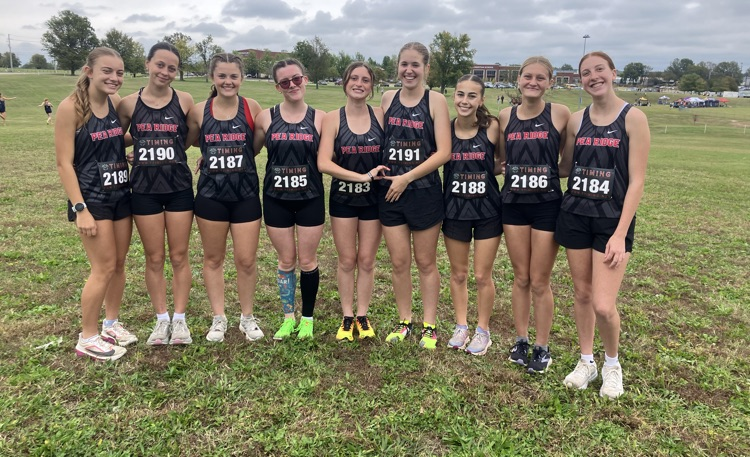 XC-  Sr. High Girls finish runner-up at Conference 