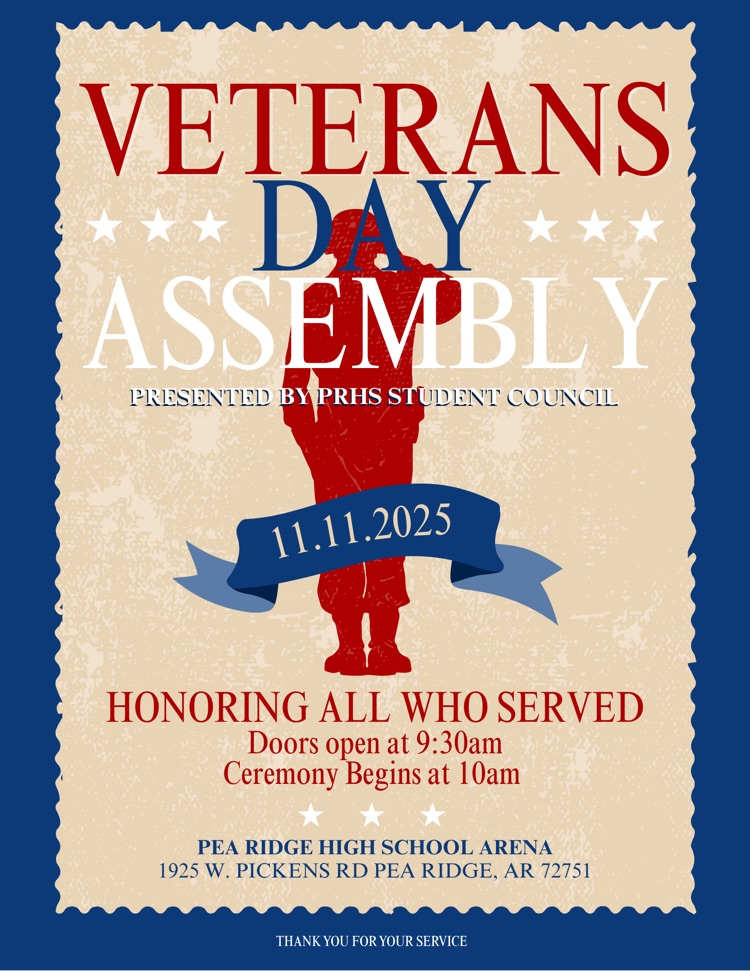 Veteran’s Day Assembly flyer