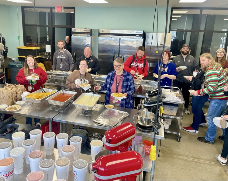 high school staff catered lunch