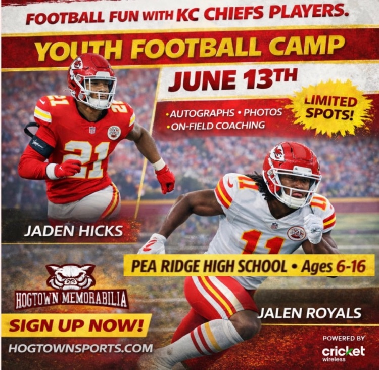 football flyer for youth camp