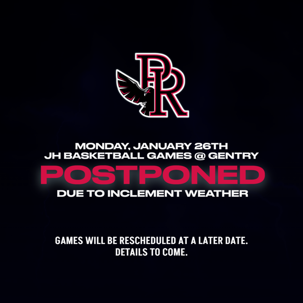 Tonight's JH Basketball games postponed