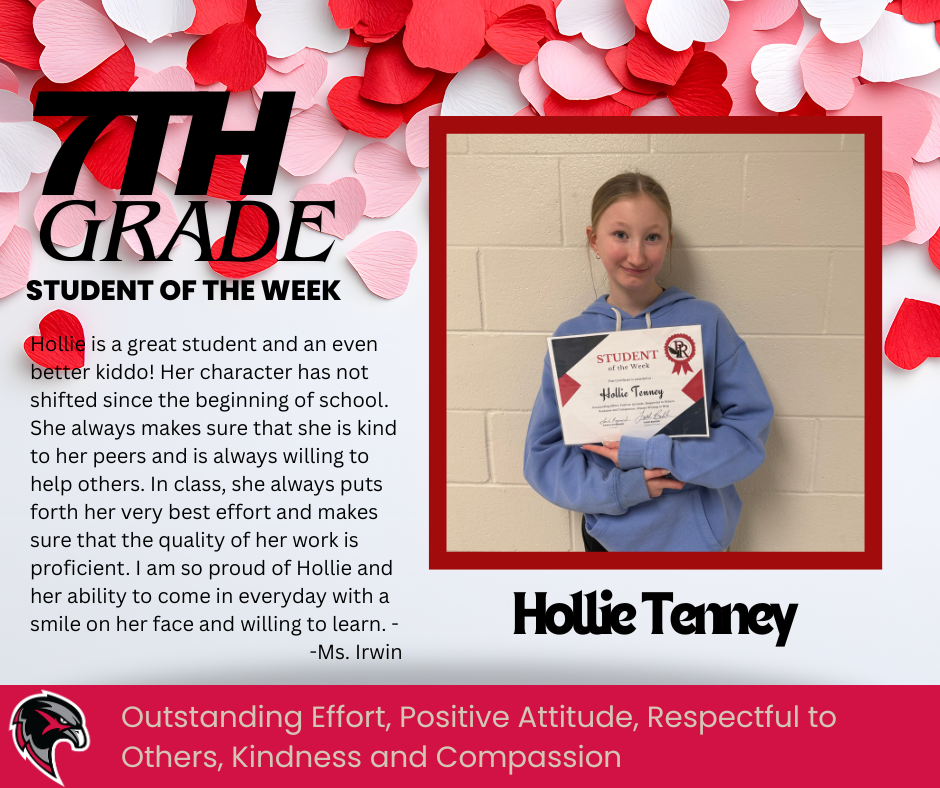 7th Grade Student of the Week