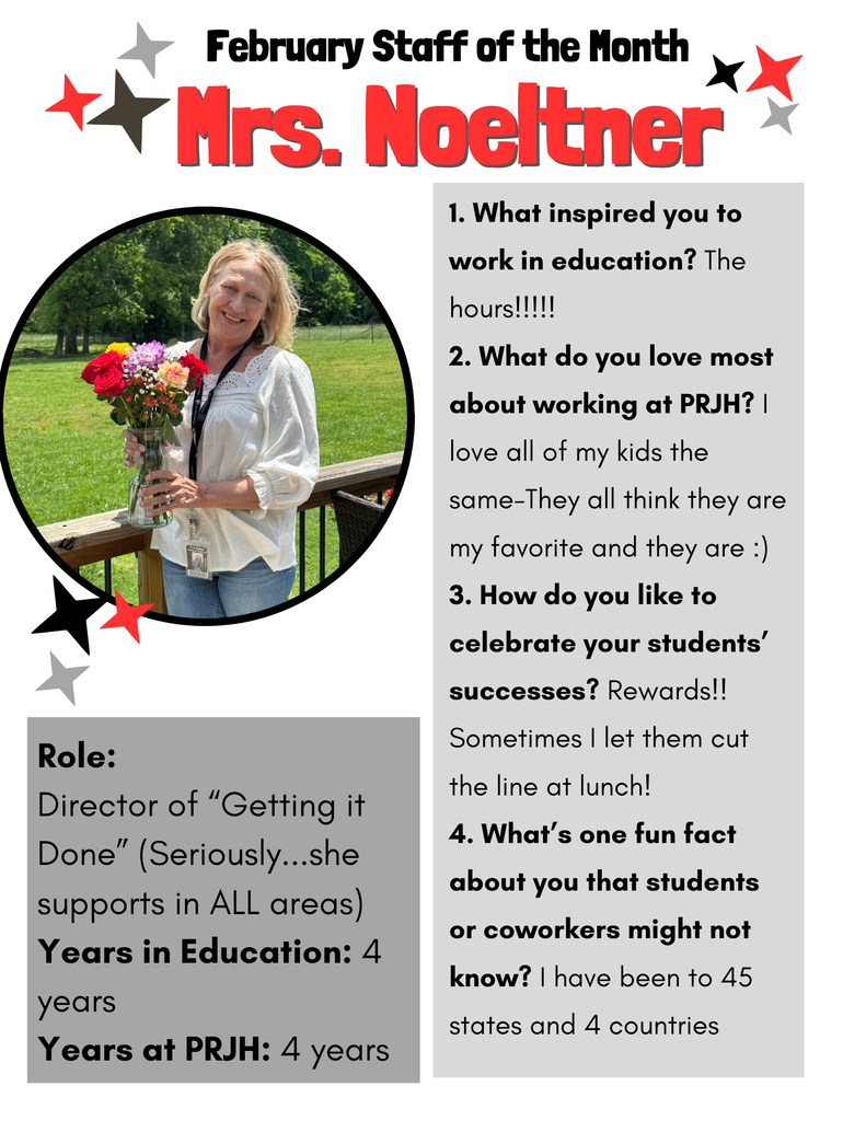 Staff Member of theMonth