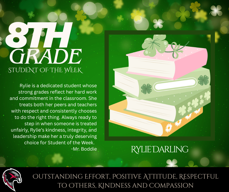 8th Grade Student of the Week