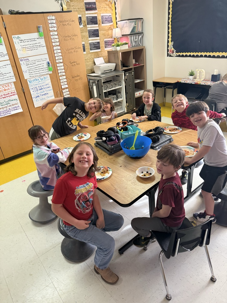 enjoying fruit salad