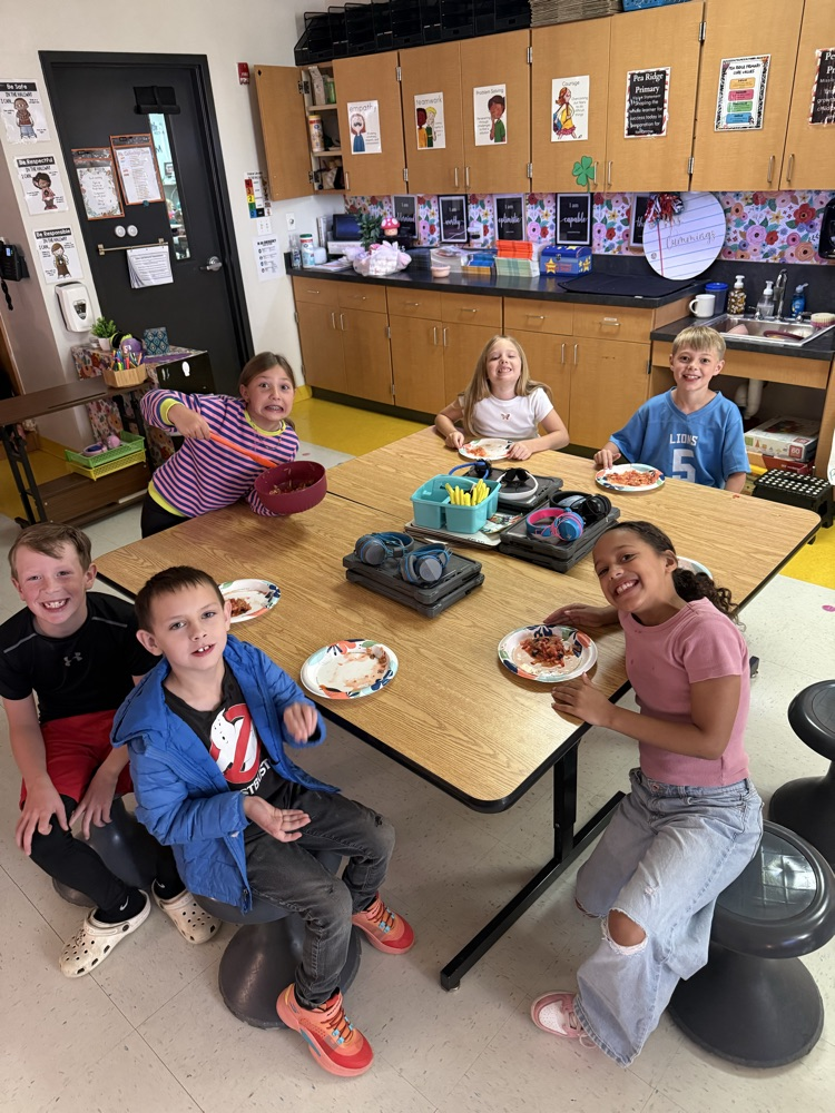 enjoying fruit salad
