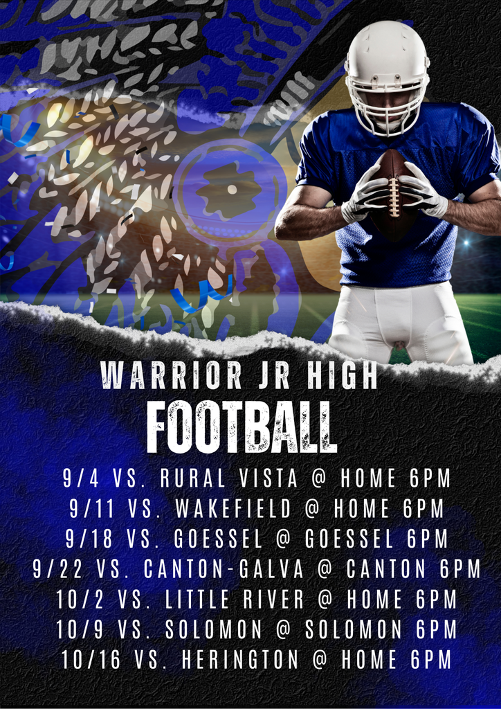 PBJH Football Game Schedule 2025