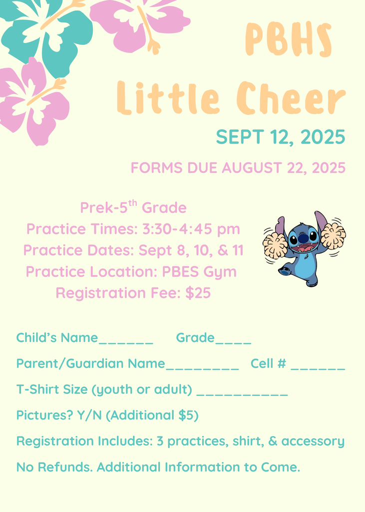 PBHS Little Cheer