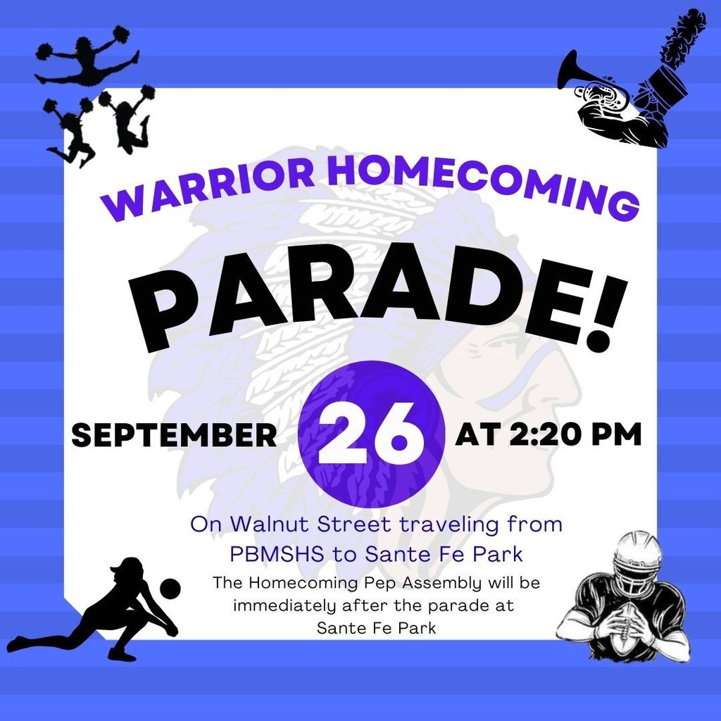 Fall Homecoming Parade Reminder