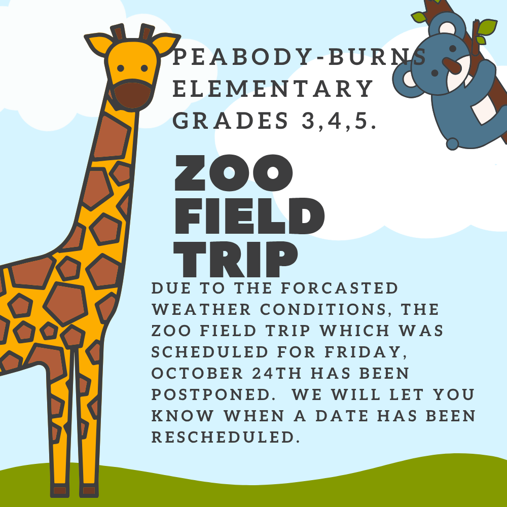 Blue and Orange Field Trip Classroom Announcement (2)