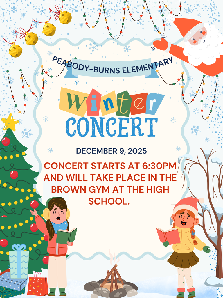 Yellow Blue And Green Playful Winter Concert Poster (1)