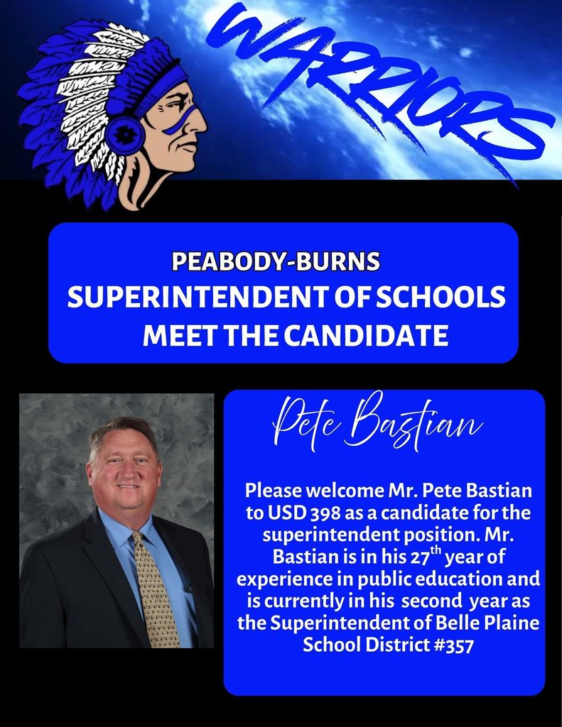 Superintendent Search Candidate Pete Bastian