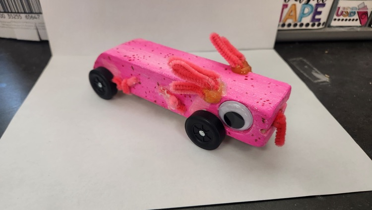 pinewood derby car