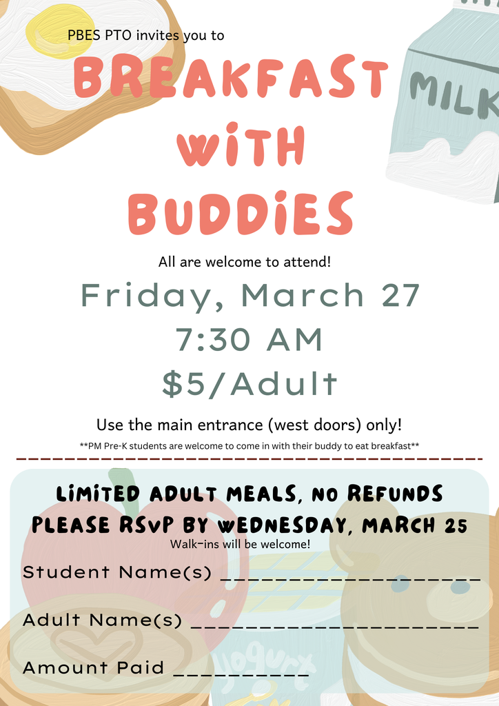 Cute Colorful Painterly Eat Your Breakfast Poster