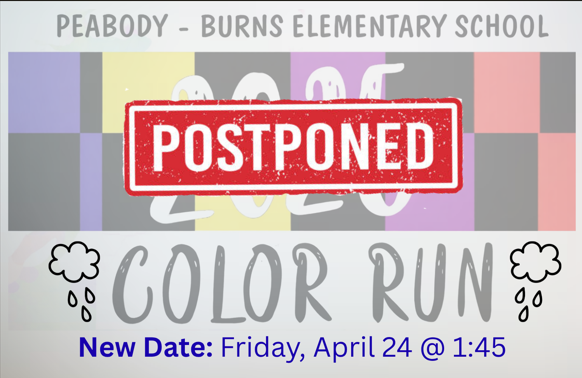 Color run Postponed