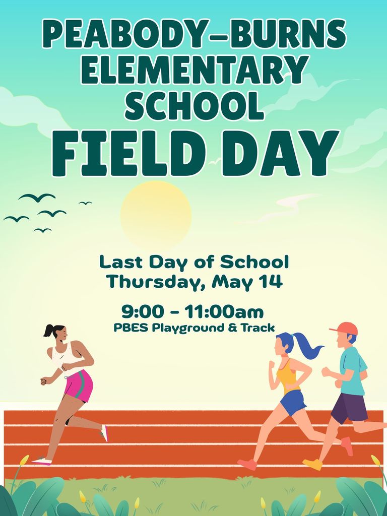 Tomorrow is the big day!  FIELD DAY!  Come cheer on the Little Warriors! 