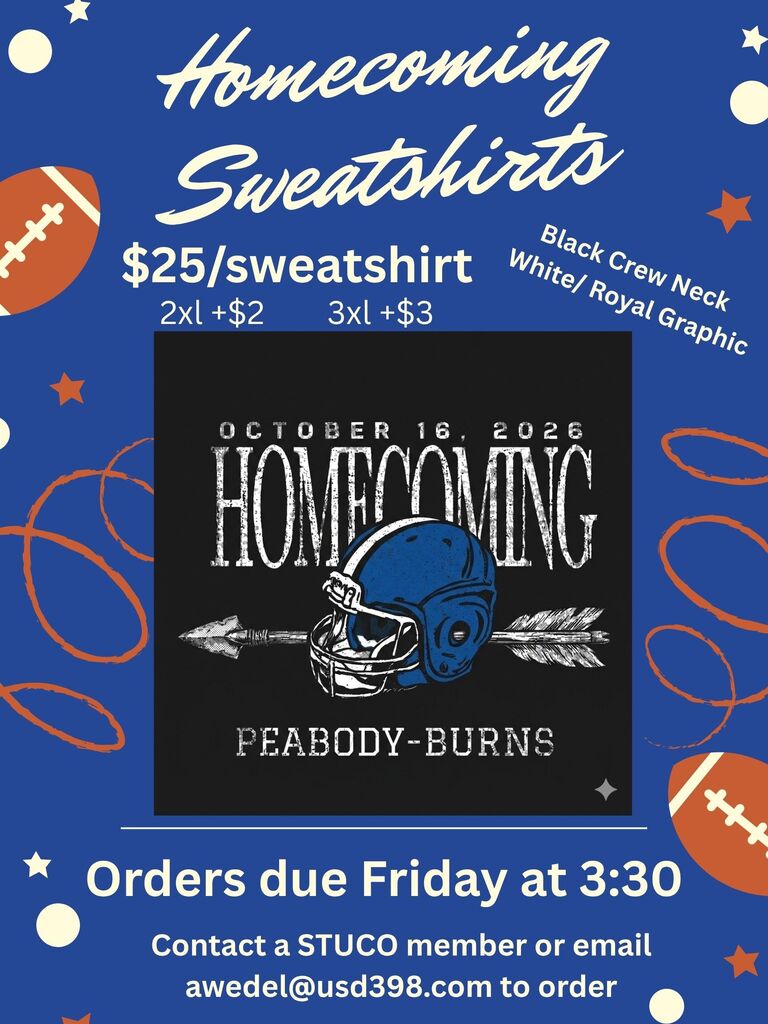 Hoco sweatshirt flyer