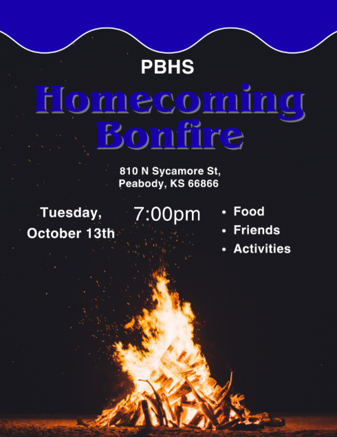 Homecoming bonfire