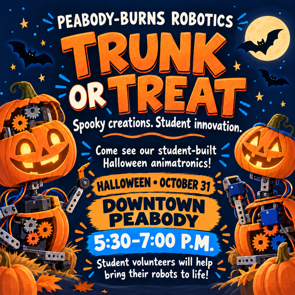 graphic showing a trunk or treat event