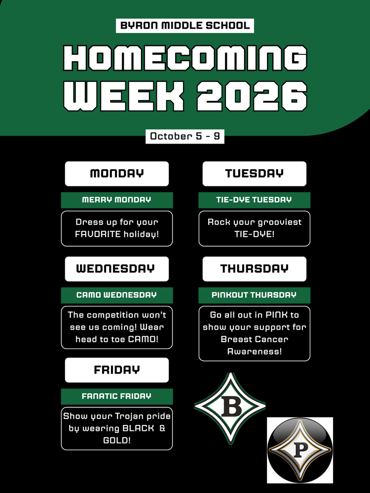 BMS Homecoming Dress up Days