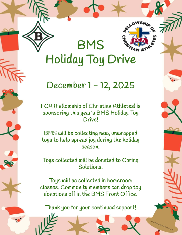 BMS Holiday Toy Drive