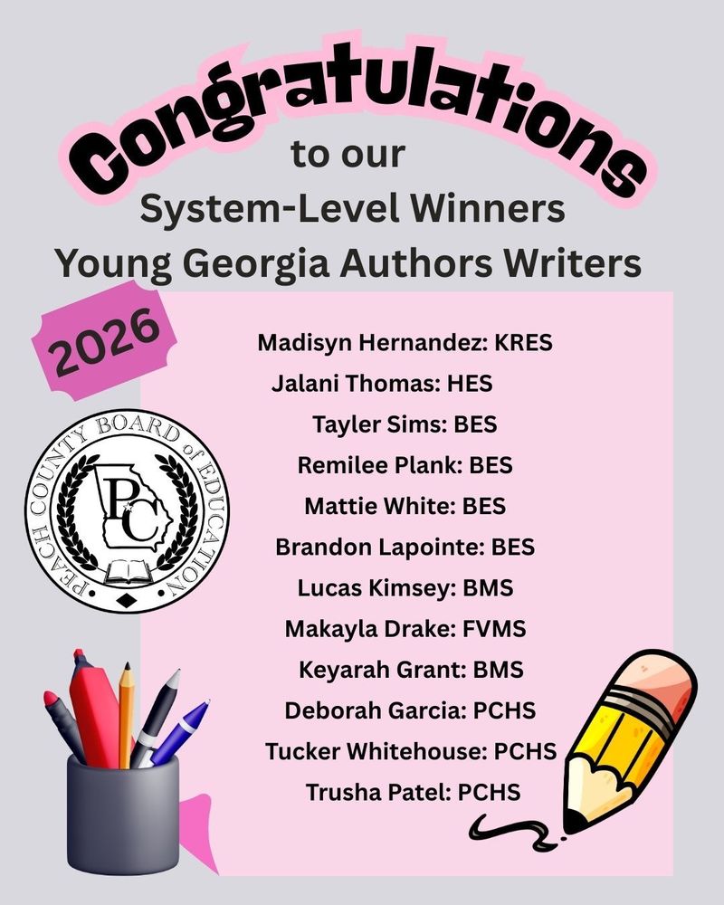 System Level Young Author Winners