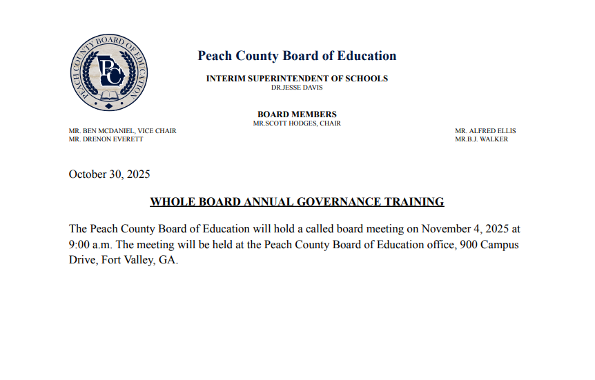 Whole Board Annual Governance Training