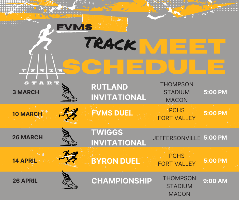 Track schedule