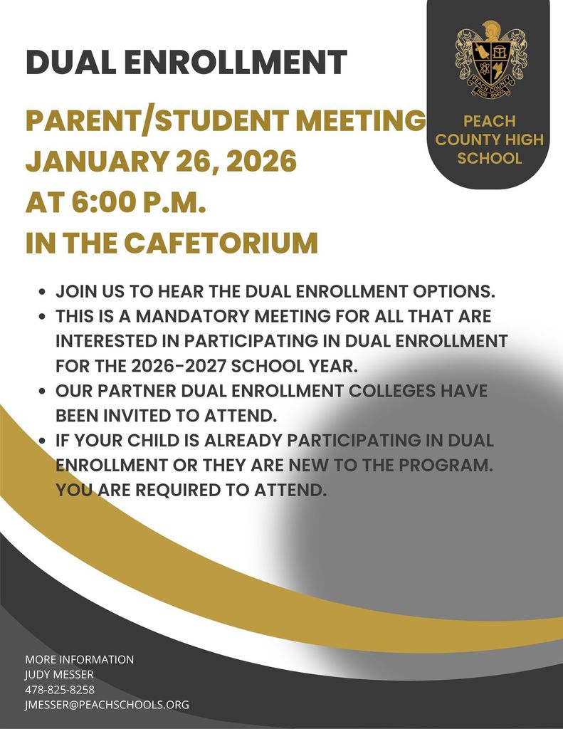 Dual enrollment flyer