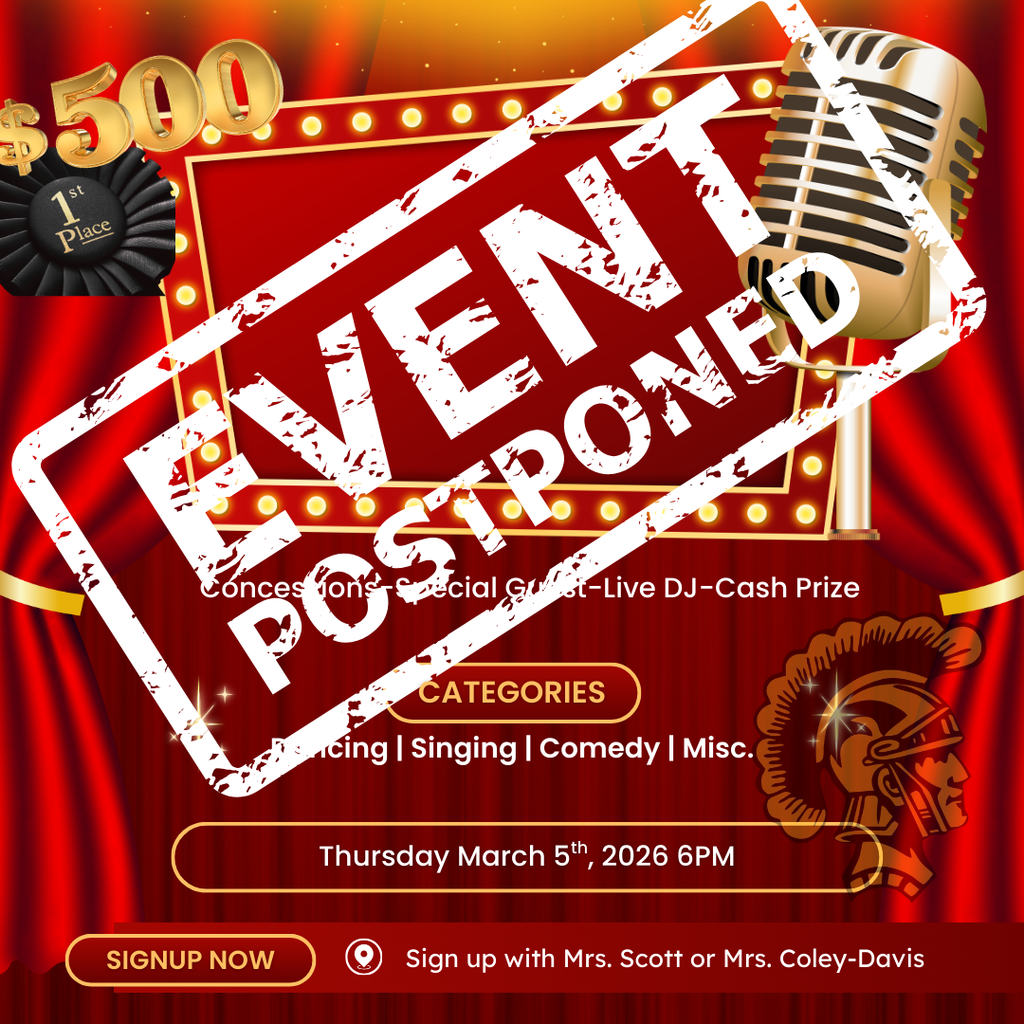 Talent Show Postponed