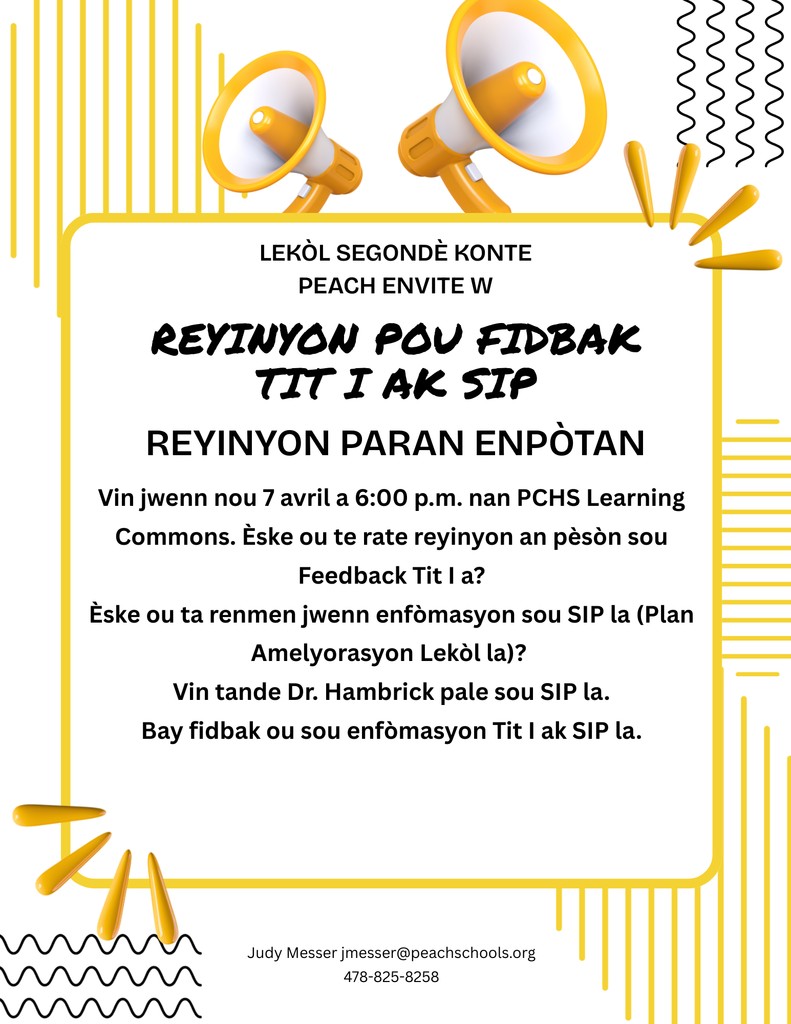 Title I flyer (haitian creole)