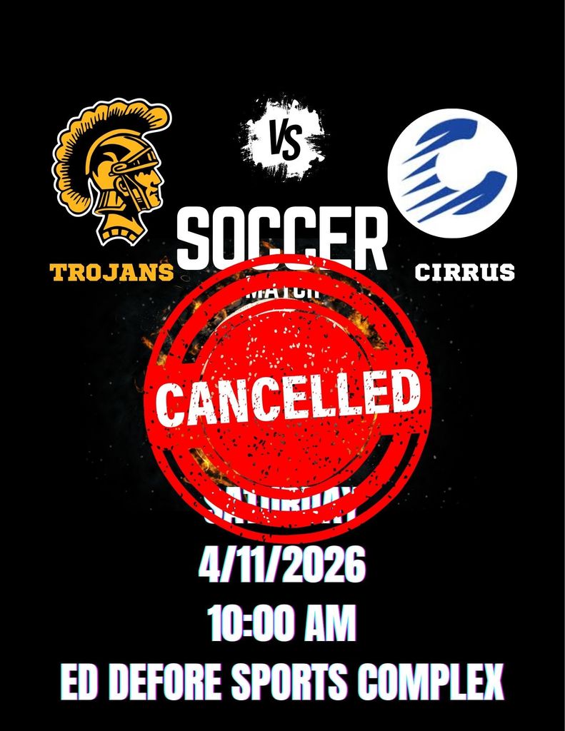 Soccer Game Cancelled