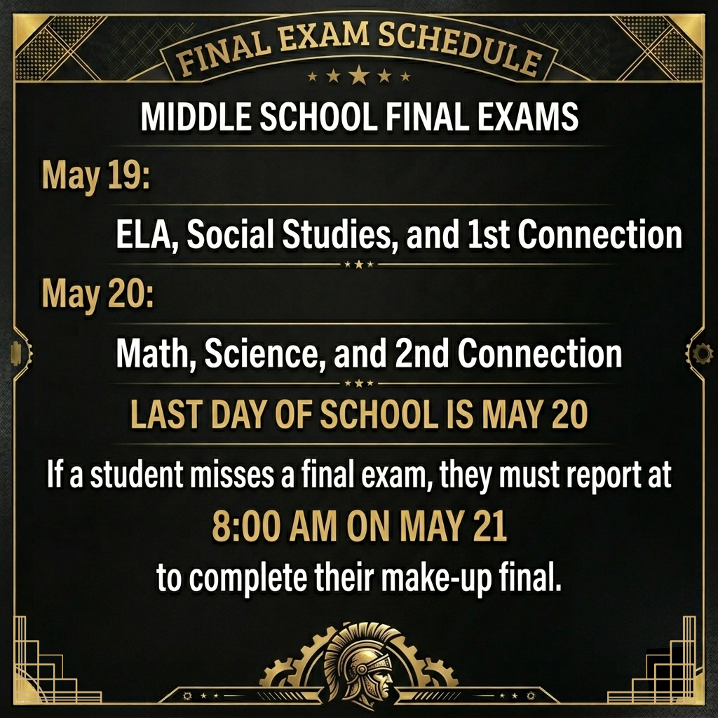 Final Exam Schedule